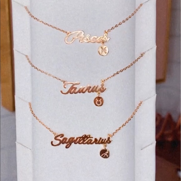 NEW ♊️ Gold Gemini Zodiac Necklaces - Picture 3 of 5